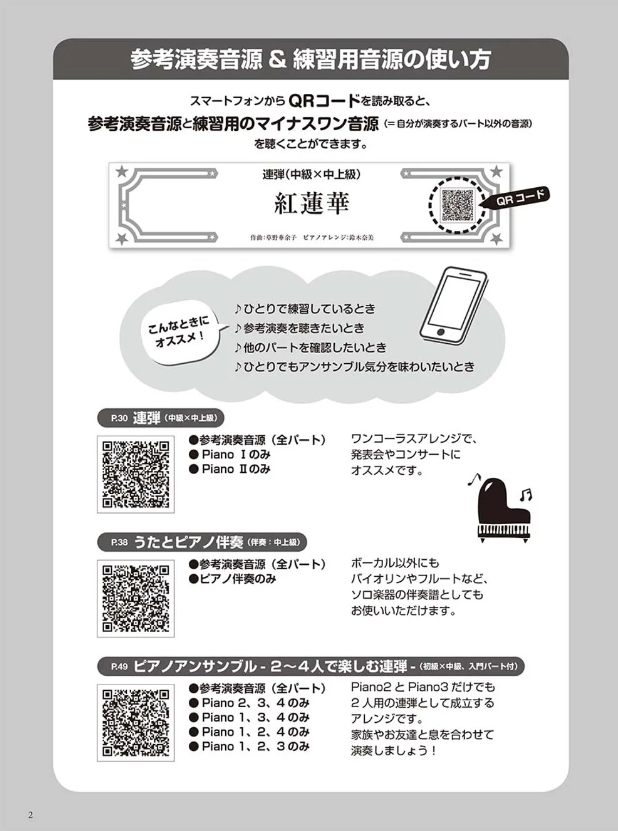 鬼滅之刃主題曲 紅蓮華 多種鋼琴編曲集