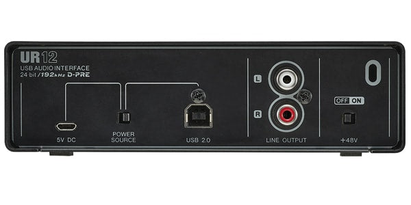 Steinberg UR12 - 2x2 USB Audio interface (Black/Copper)