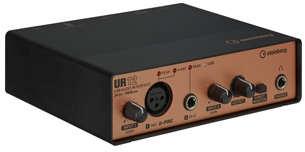 Steinberg UR12 - 2x2 USB Audio interface (Black/Copper) — Tom Lee