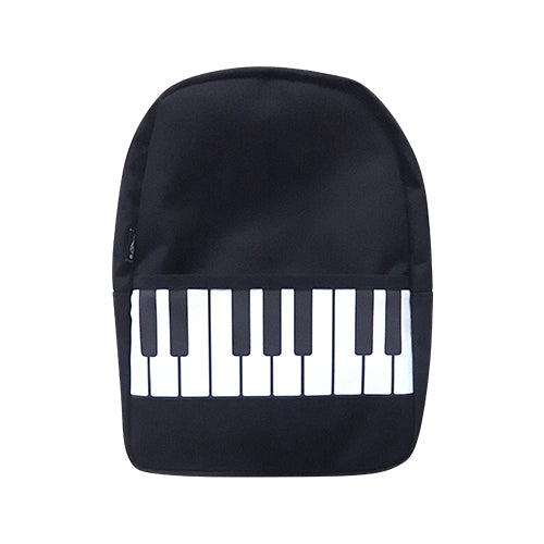 Lithe backpack of keyboard design