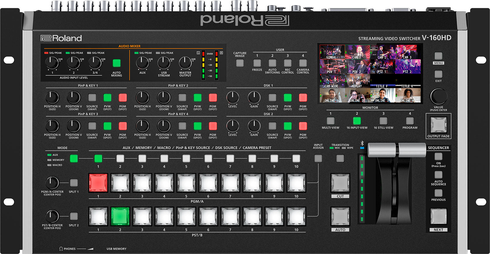 Roland V-160HD SDI/HDMI Streaming Video Switcher — Tom Lee Music