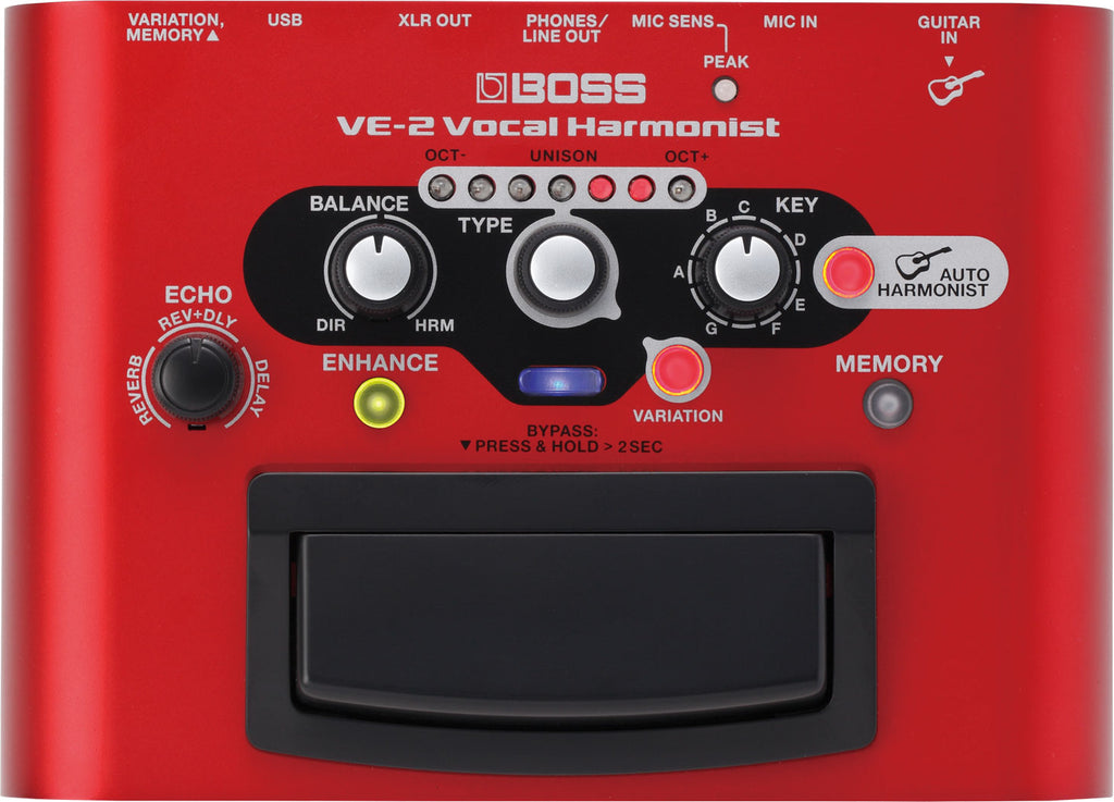 BOSS VE-2 Vocal Harmonist 人聲效果器 — Tom Lee Music