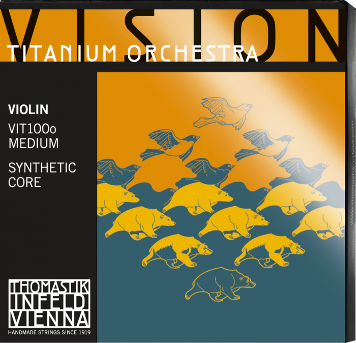 Thomastik Infeld Vision Titanium Orchestra Violin String Set