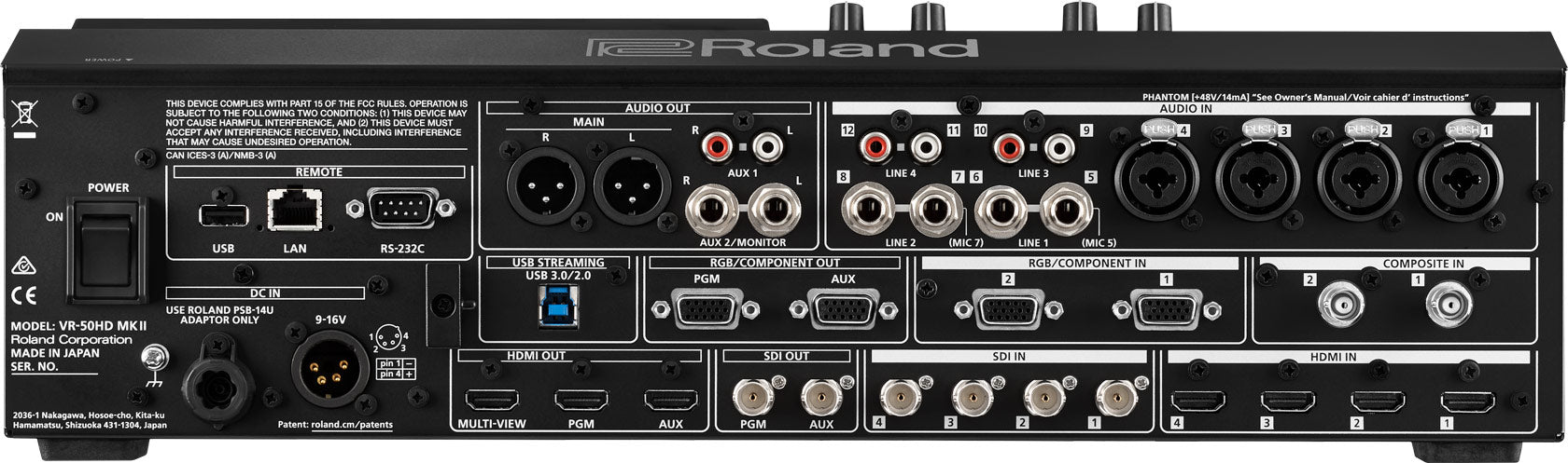 Roland VR-50HD MK II Multi-Format AV Mixer