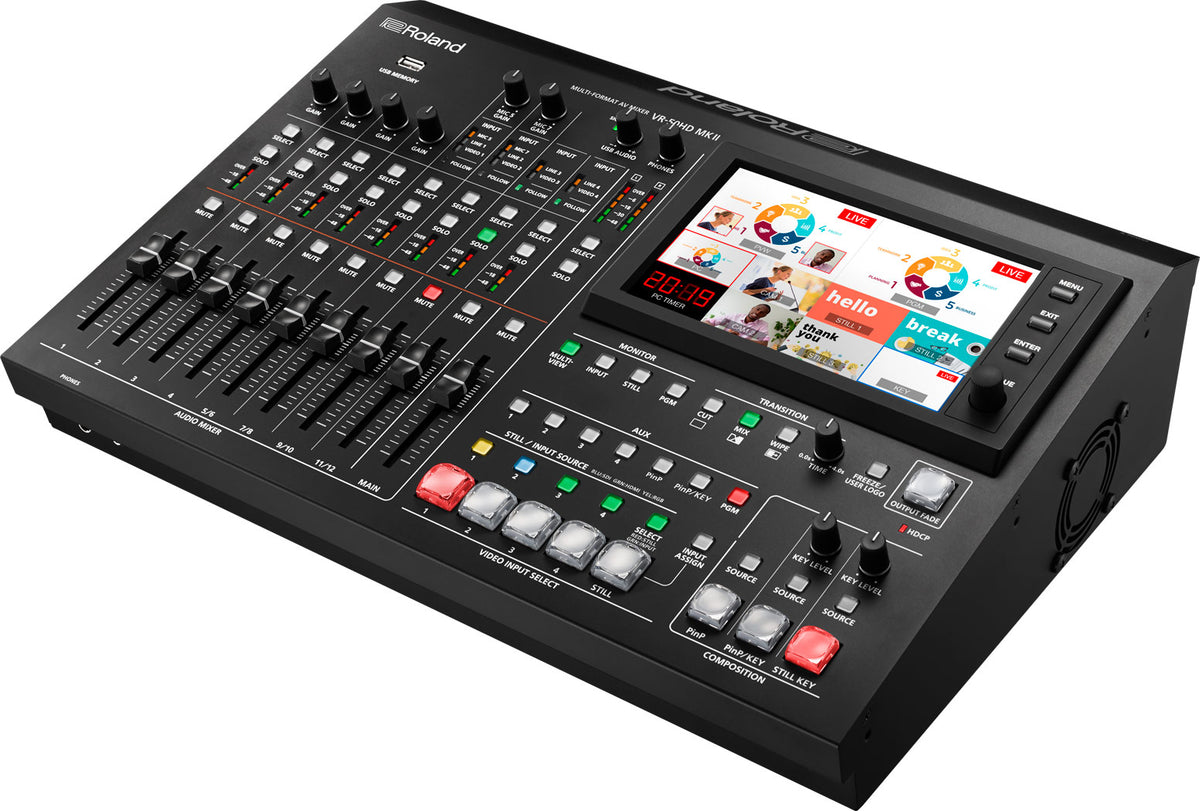 Roland VR-50HD MK II Multi-Format AV Mixer — Tom Lee Music