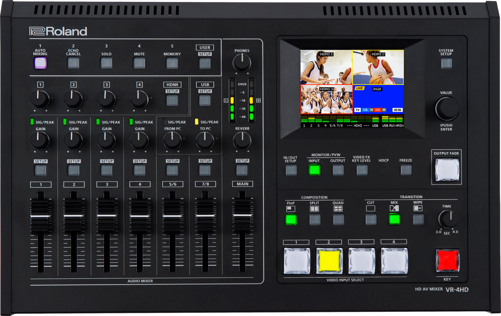 Roland VR-4HD AV Streaming Mixer