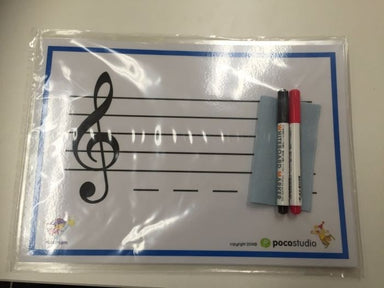 Music Stave Wipe-Off Boards