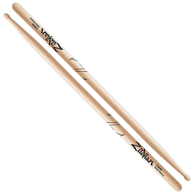 ZILDJIAN Gauge Series Drumsticks - 6 Gauge (Hickory)