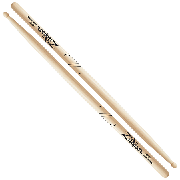 ZILDJIAN Gauge Series Drumsticks - 8 Gauge (Hickory)